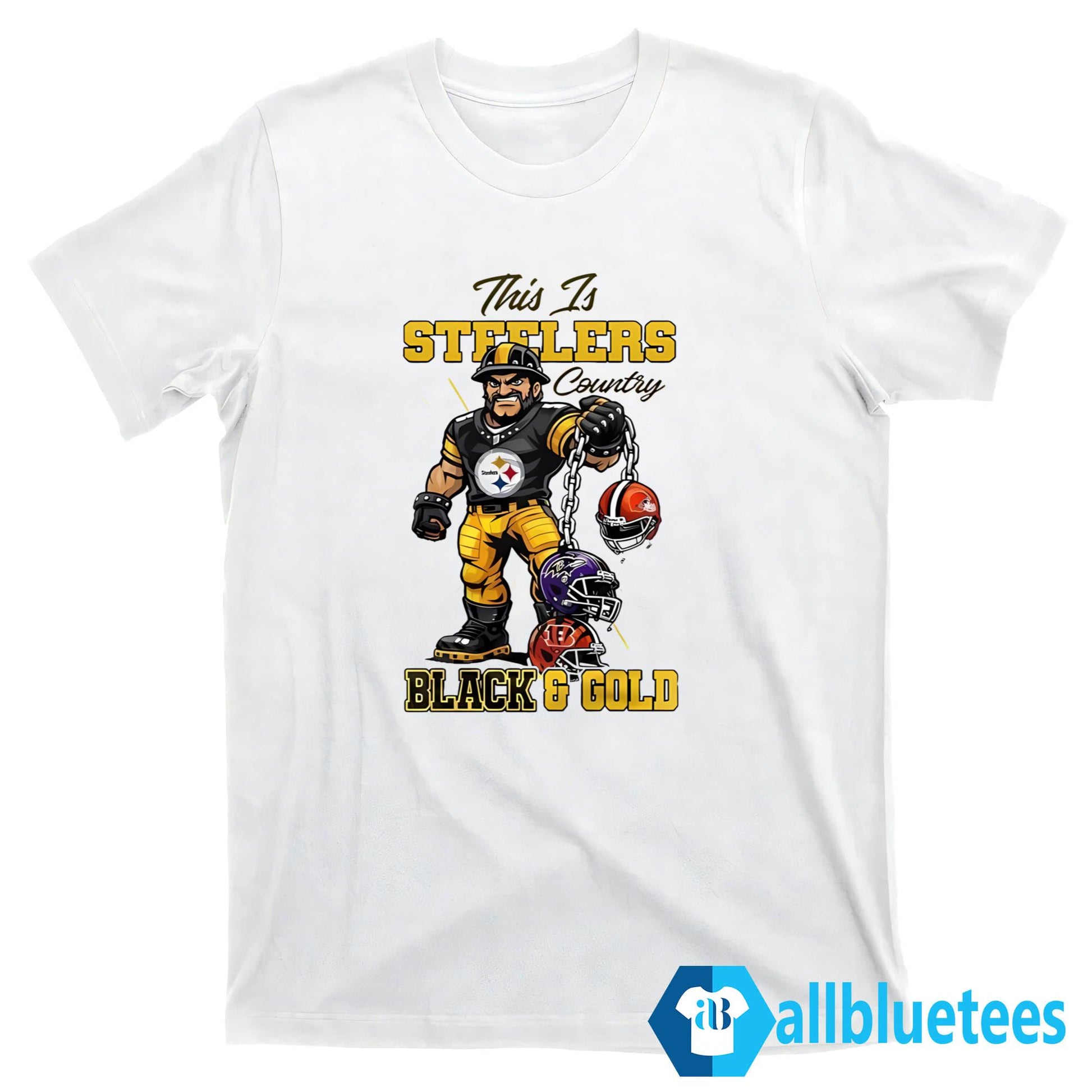 This Is Steelers Country Black And Gold Shirt