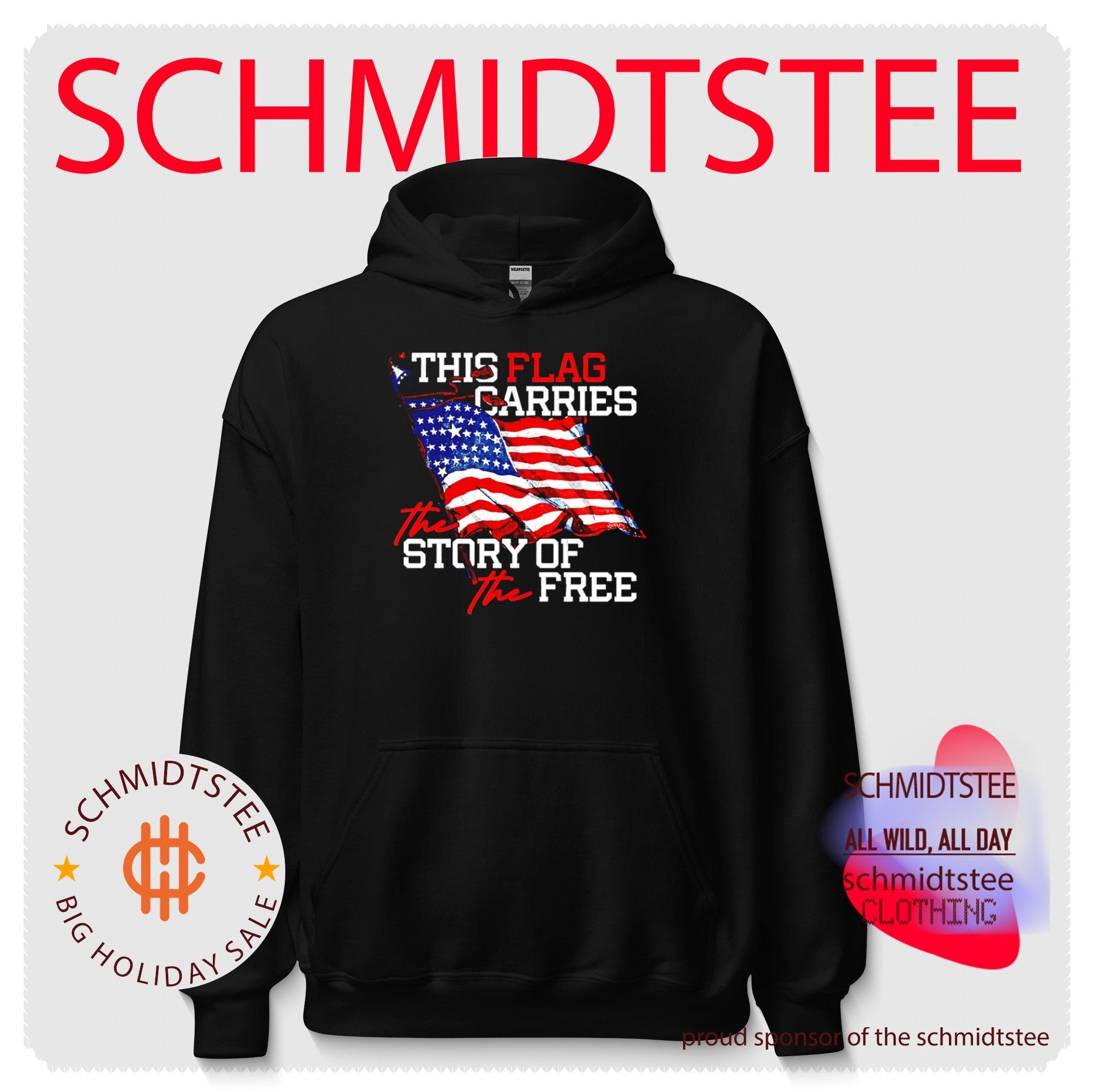 This flag carries the story of the free America 2026 shirt