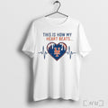 This Is How My Heart Beats New York Mets T Shirt
