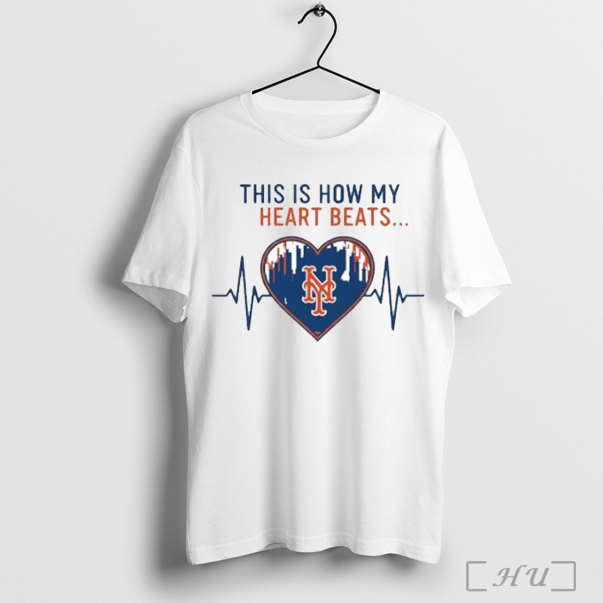 This Is How My Heart Beats New York Mets T Shirt