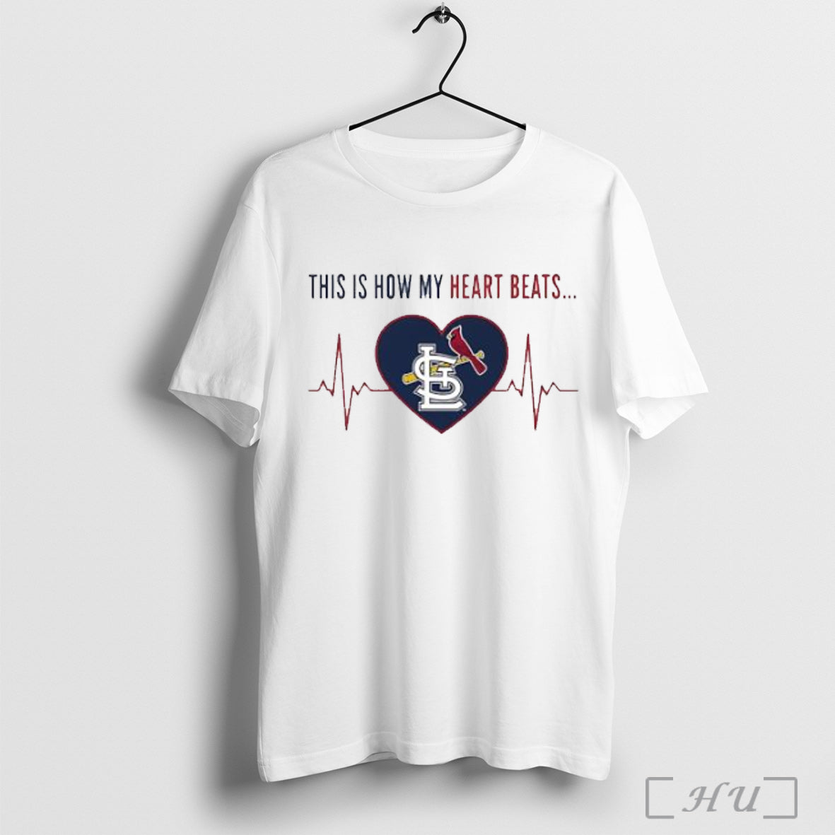 This Is How My Heart Beats St Louis Cardinals T Shirt