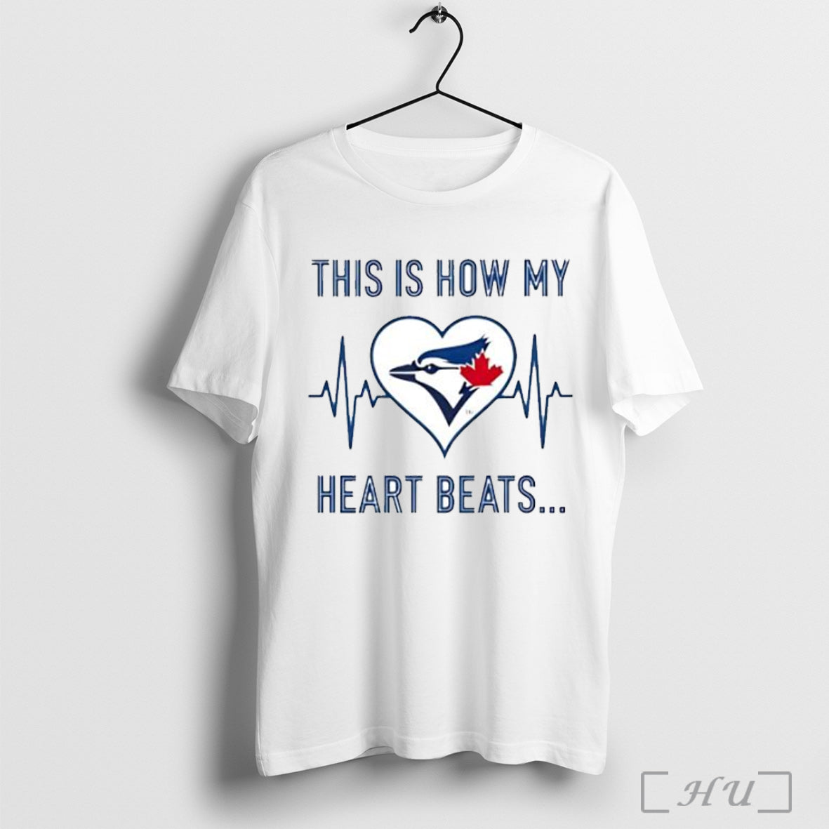 This Is How My Heart Beats Toronto Blue Jays T Shirt