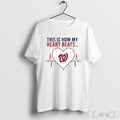 This Is How My Heart Beats Washington Nationals T Shirt