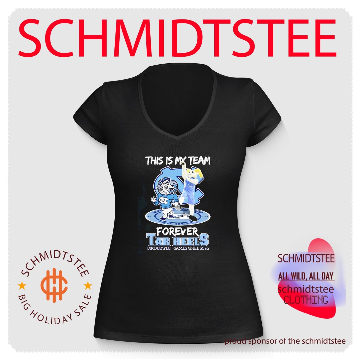 This is my team forever Tar Heels North Carolina mascot shirt