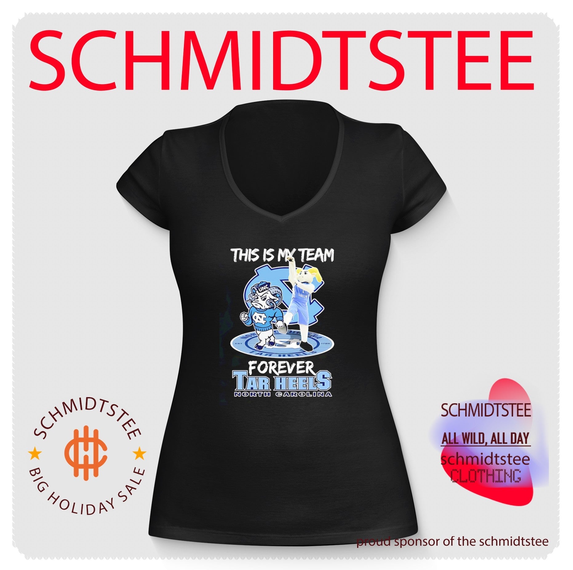 This is my team forever Tar Heels North Carolina mascot shirt