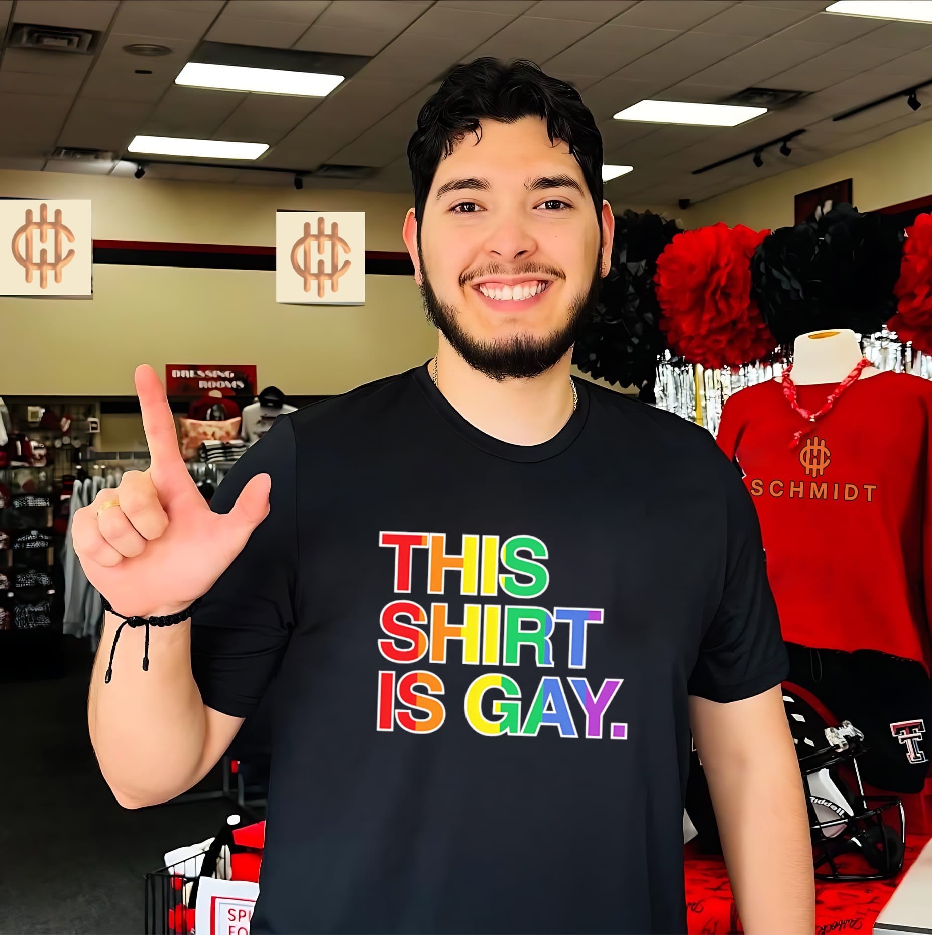 This shirt is gay rainbow Pride shirt
