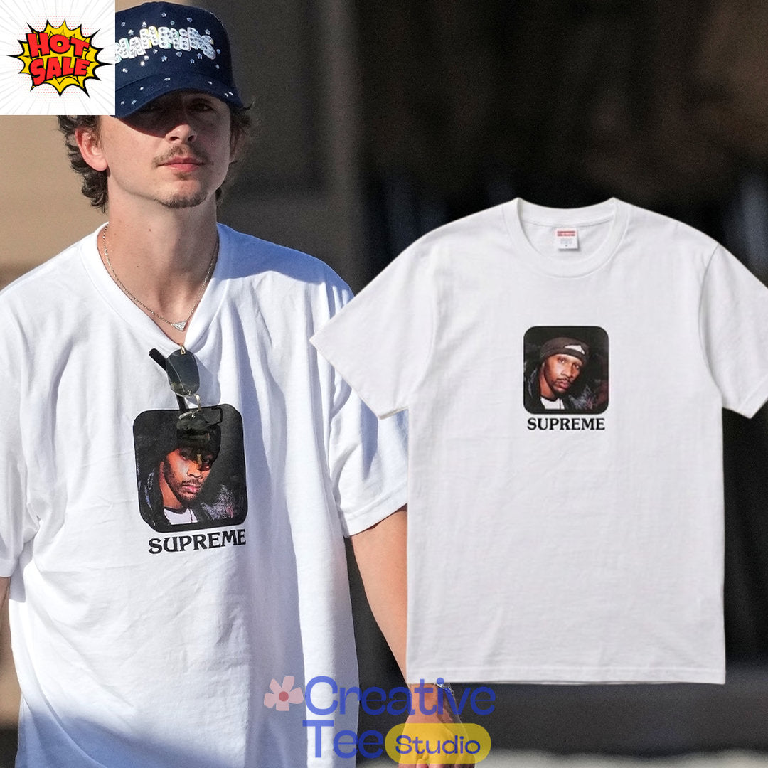 Timothee Chalamet Supreme Wu Tang Protect Ya Neck Rza T-Shirt