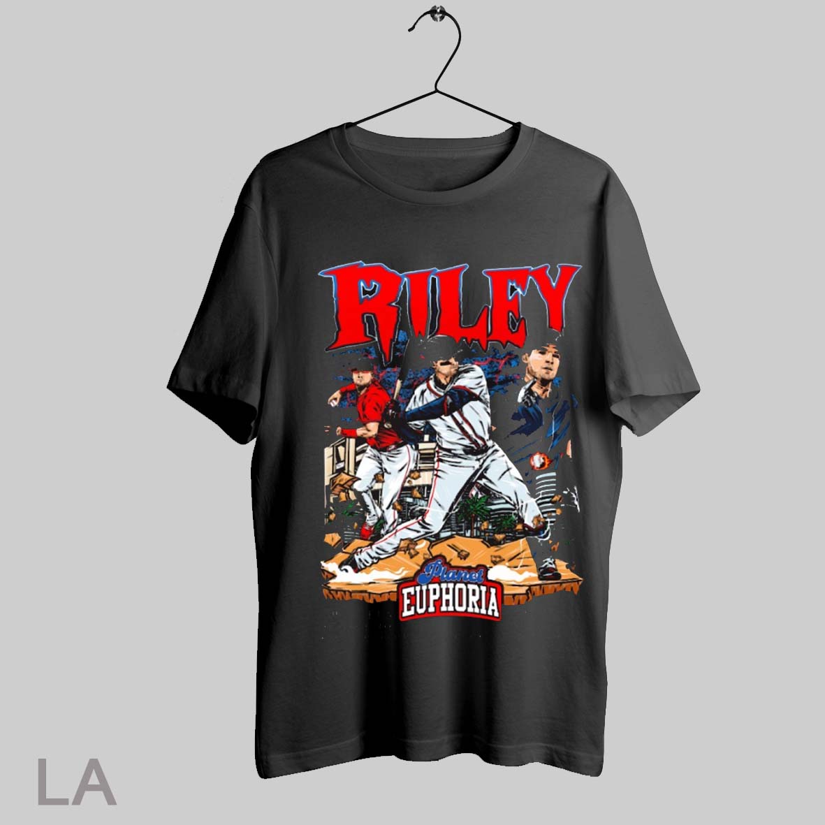 Top Austin Riley Atlanta Braves Mlb Baseball Planet Euphoria Art 2025 T Shirt
