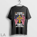 Top Baltimore Orioles Baseball Stand For Flag Kneel For The Cross T Shirt