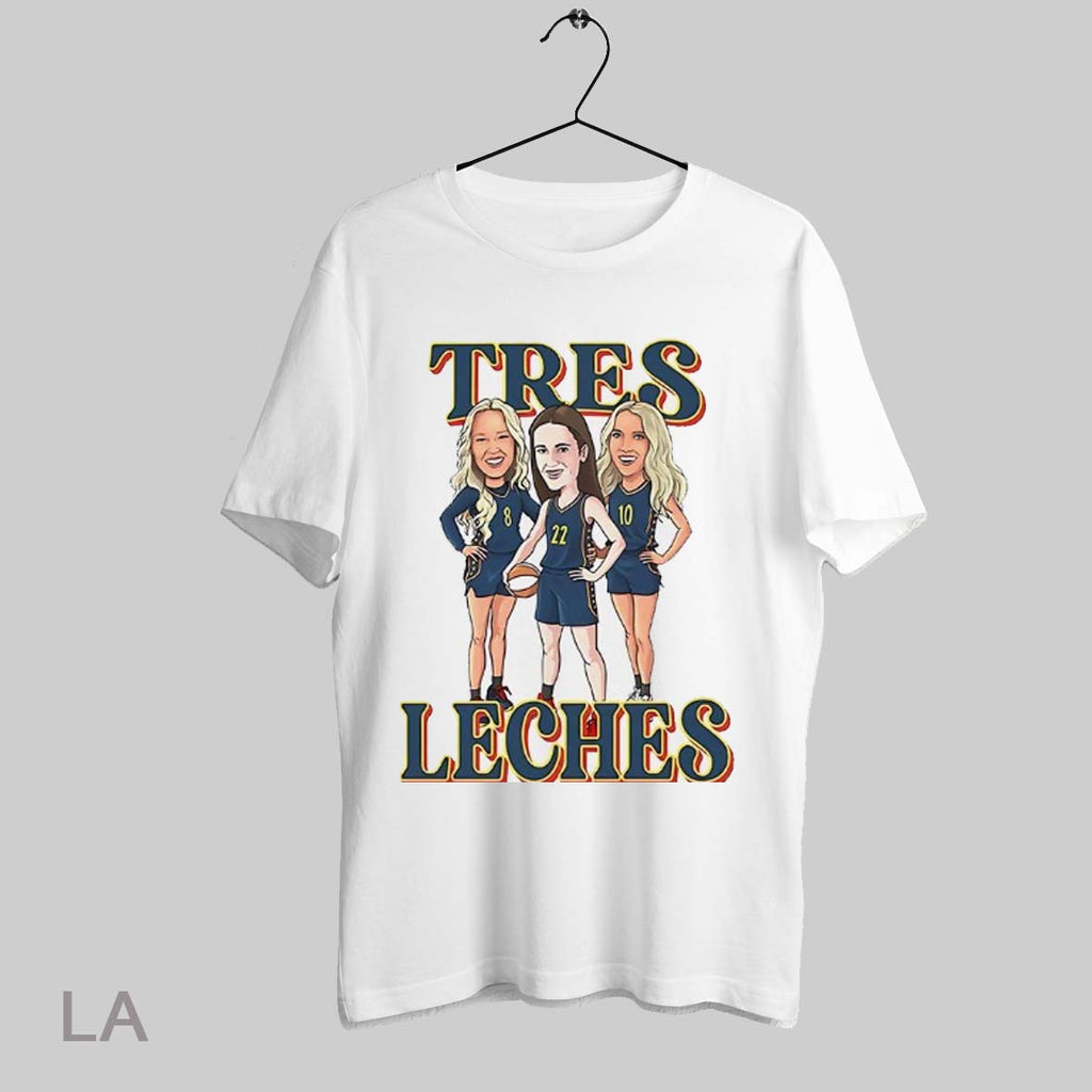 Top Caitlin Clark Sophie Cunningham And Lexie Hull Indiana Fever Tres Leches Caricatures