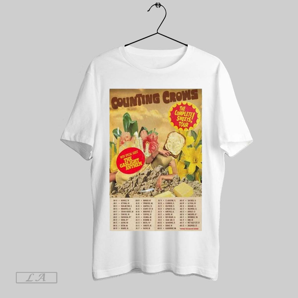 Top Counting Crows The Complete Sweets Tour 2025 T Shirt
