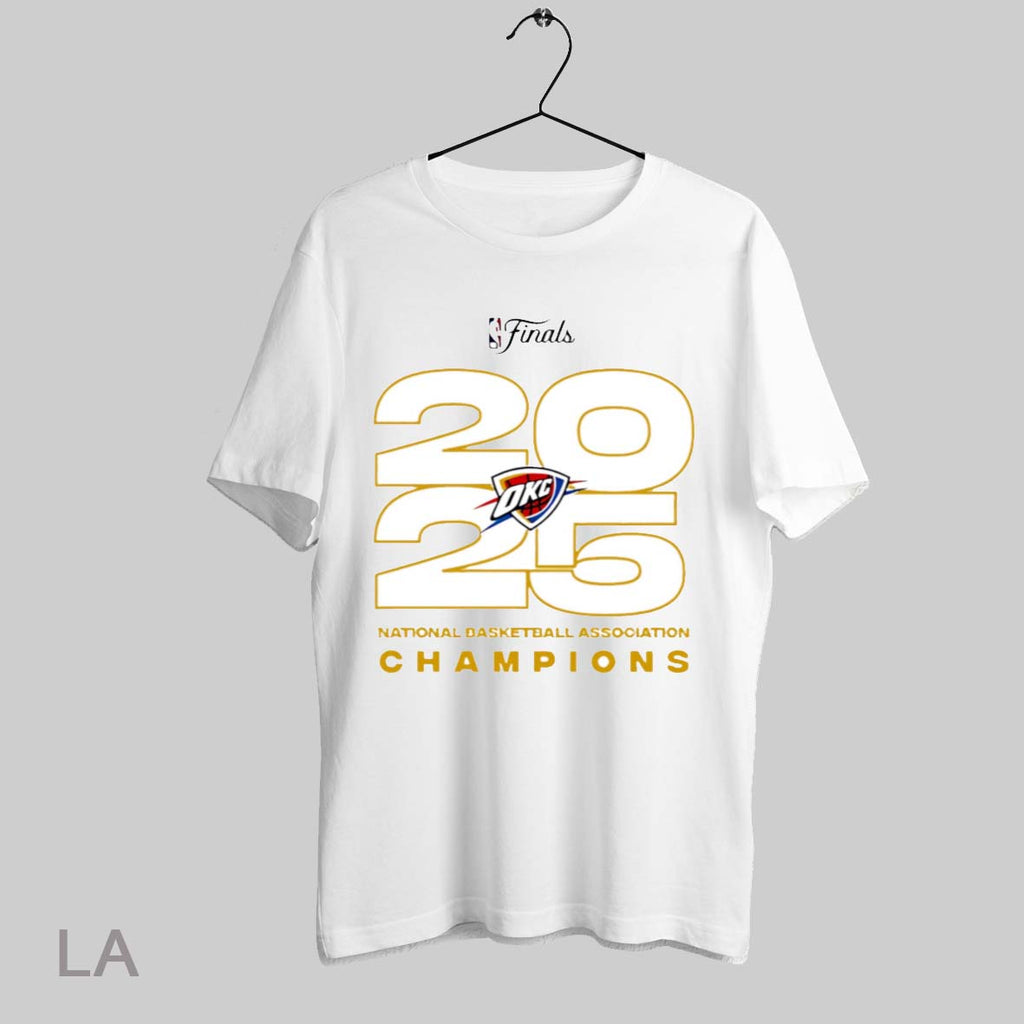 Top Final 2025 National Basketball Association Champions Thunder Logo T Shirt