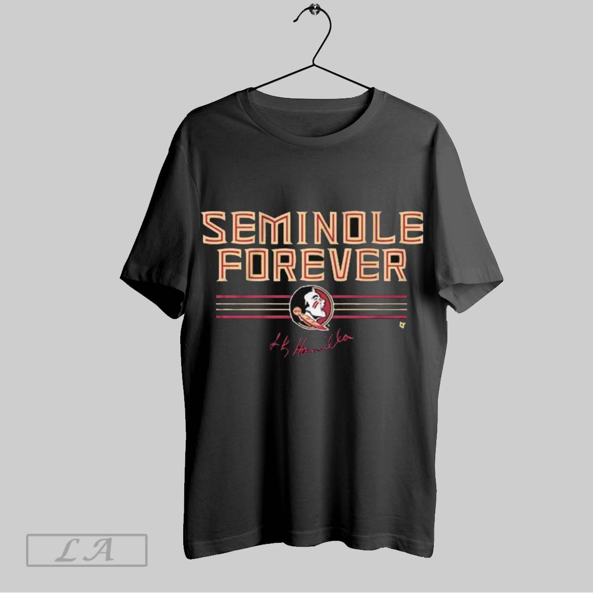 Top Florida State Seminoles Mens Basketball Leonard Hamilton Seminole Forever Signature T Shirt