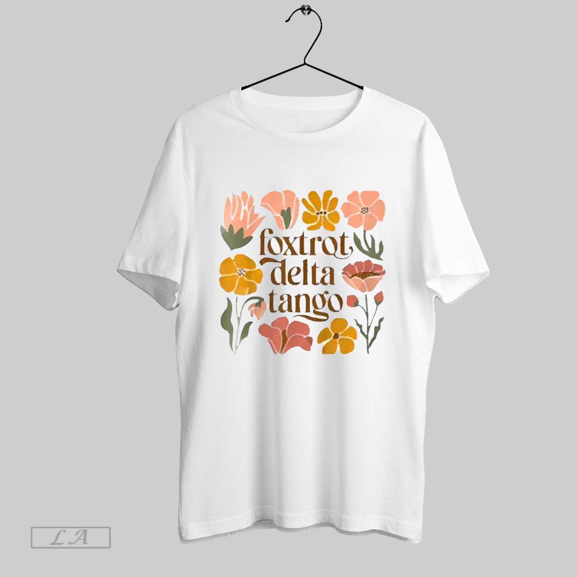 Top Foxtrots Deltas Tangos Boho Floral 2025 T Shirt