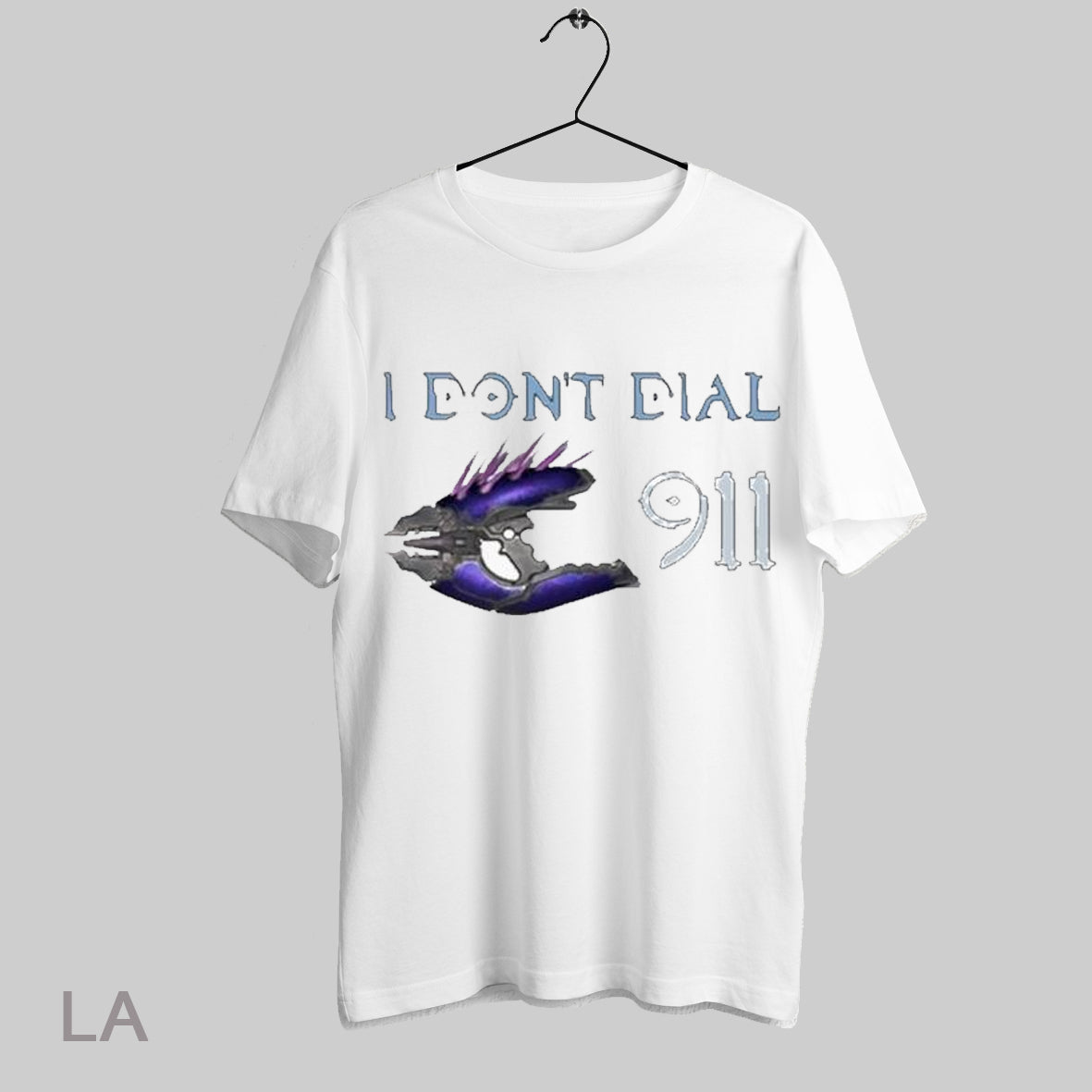 Top Halo Needler I Dont Dial 911 T Shirt