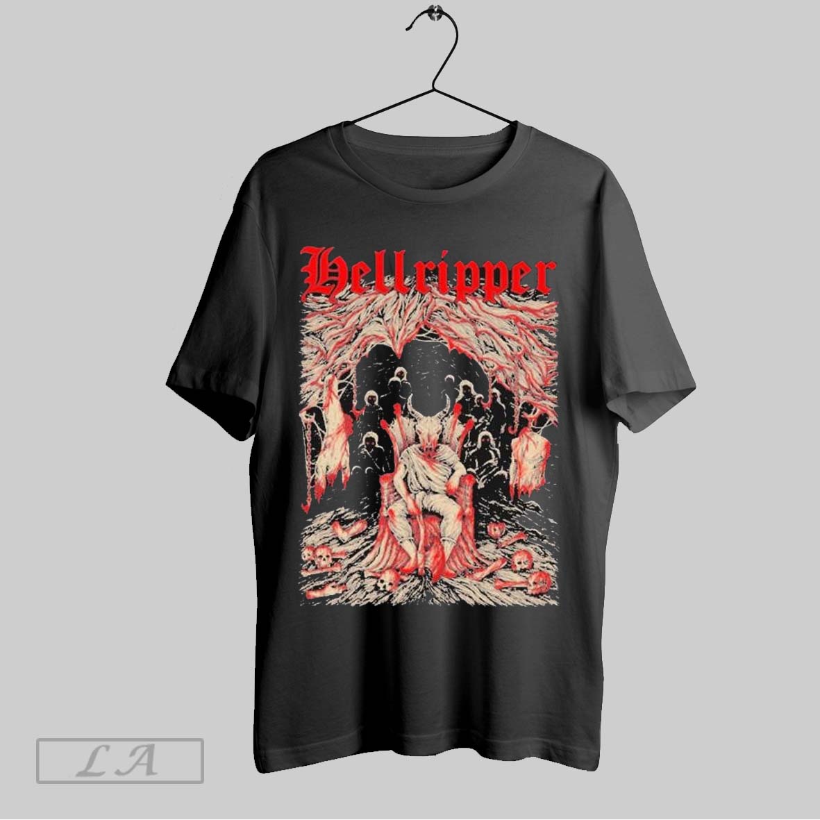 Top Hellripper The Cursed Carrion Crown T Shirt