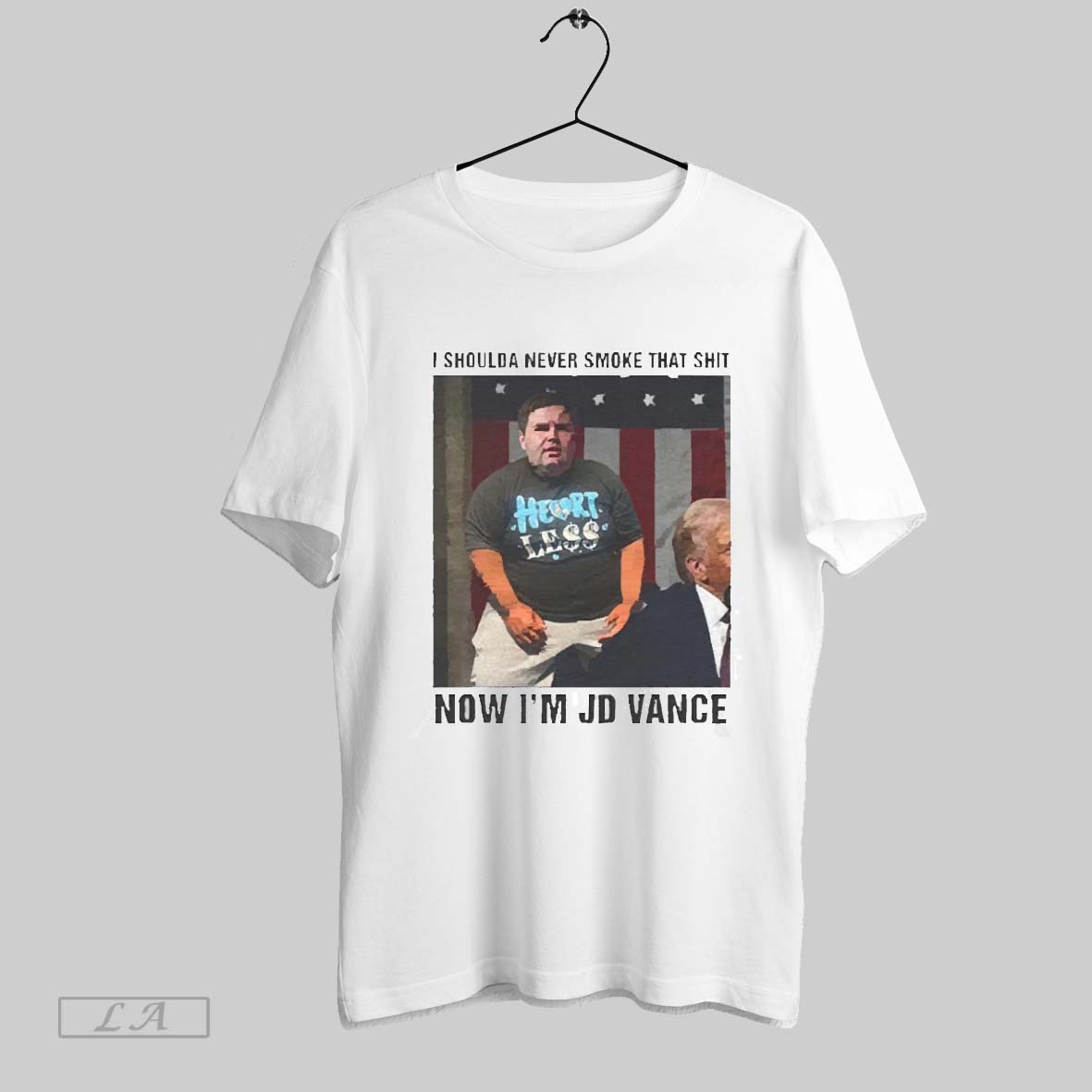 Top I Shoulda Never Smoke That Shit Now Im Jd Vance 2025 T Shirt