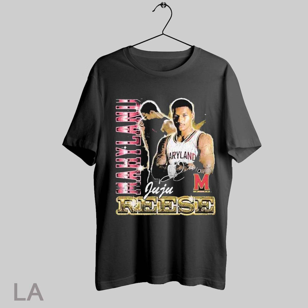 Top Julian Reese Maryland Terrapins Mens Basketball 90s T Shirt