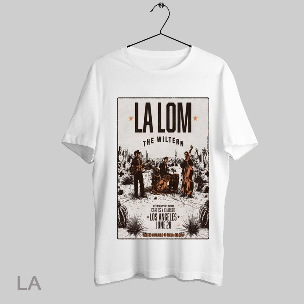 Top La Lom The Wiltern Los Angeles Ca Jun 28 2025 Tour T Shirt