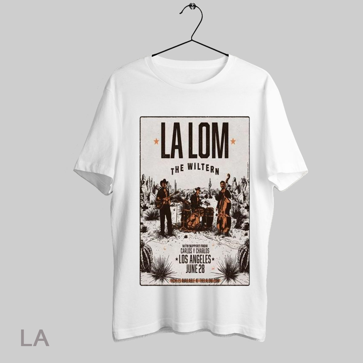 Top La Lom The Wiltern Los Angeles Ca Jun 28 2025 Tour T Shirt