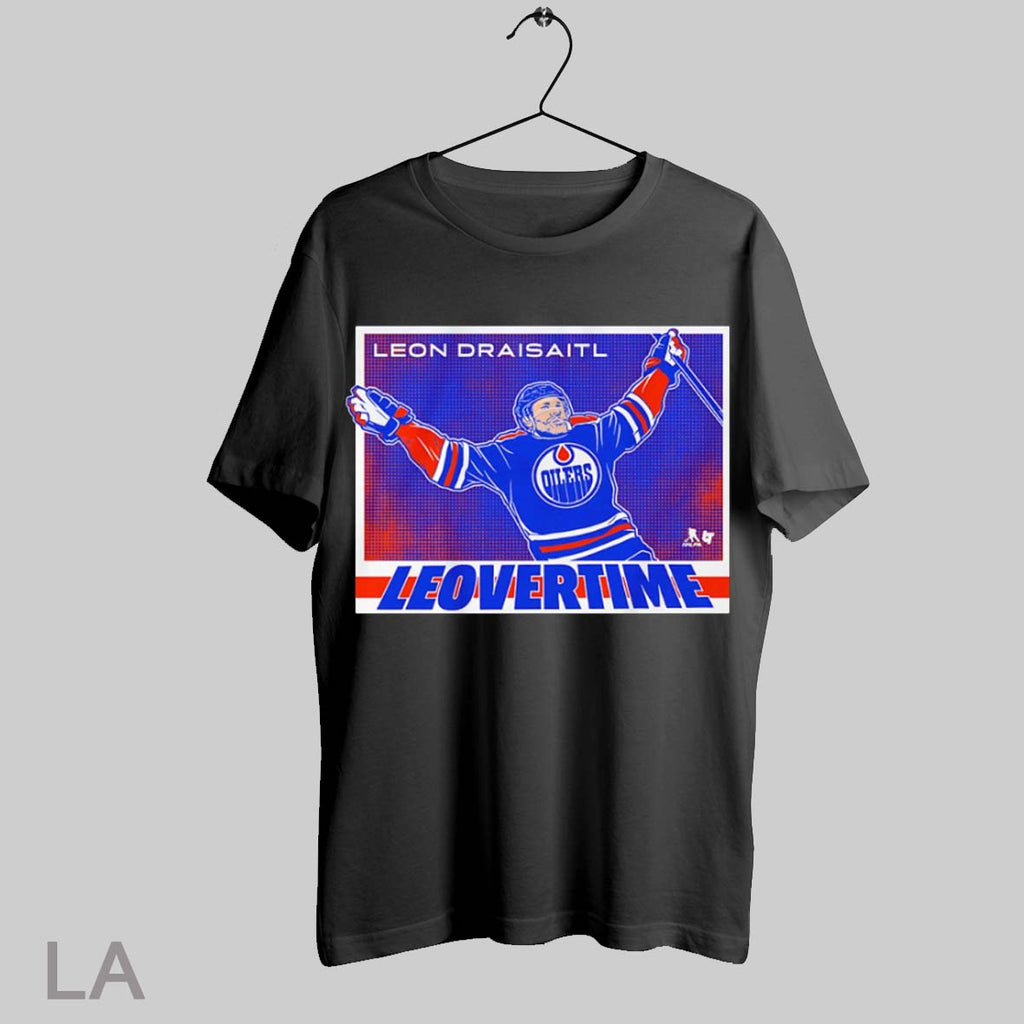Top Leon Draisaitl Edmonton Oilers Leovertime T Shirt