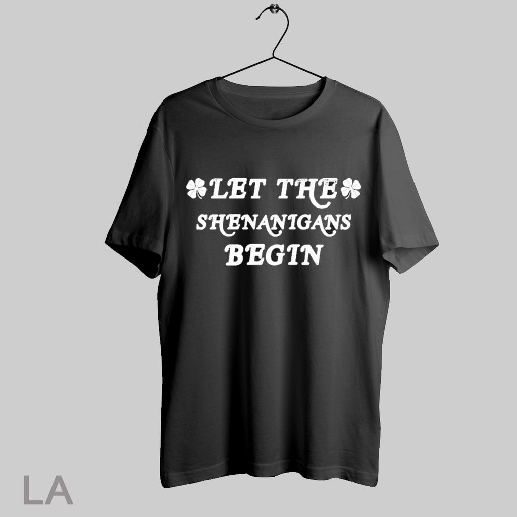 Top Let The Shenanigans Begin St Patricks Day T Shirt