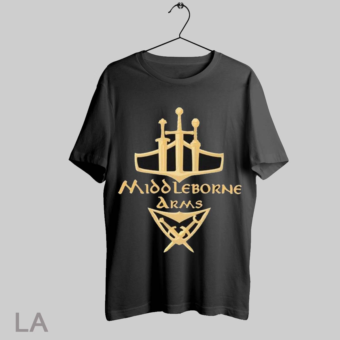 Top Middleborne Arms Swords T Shirt