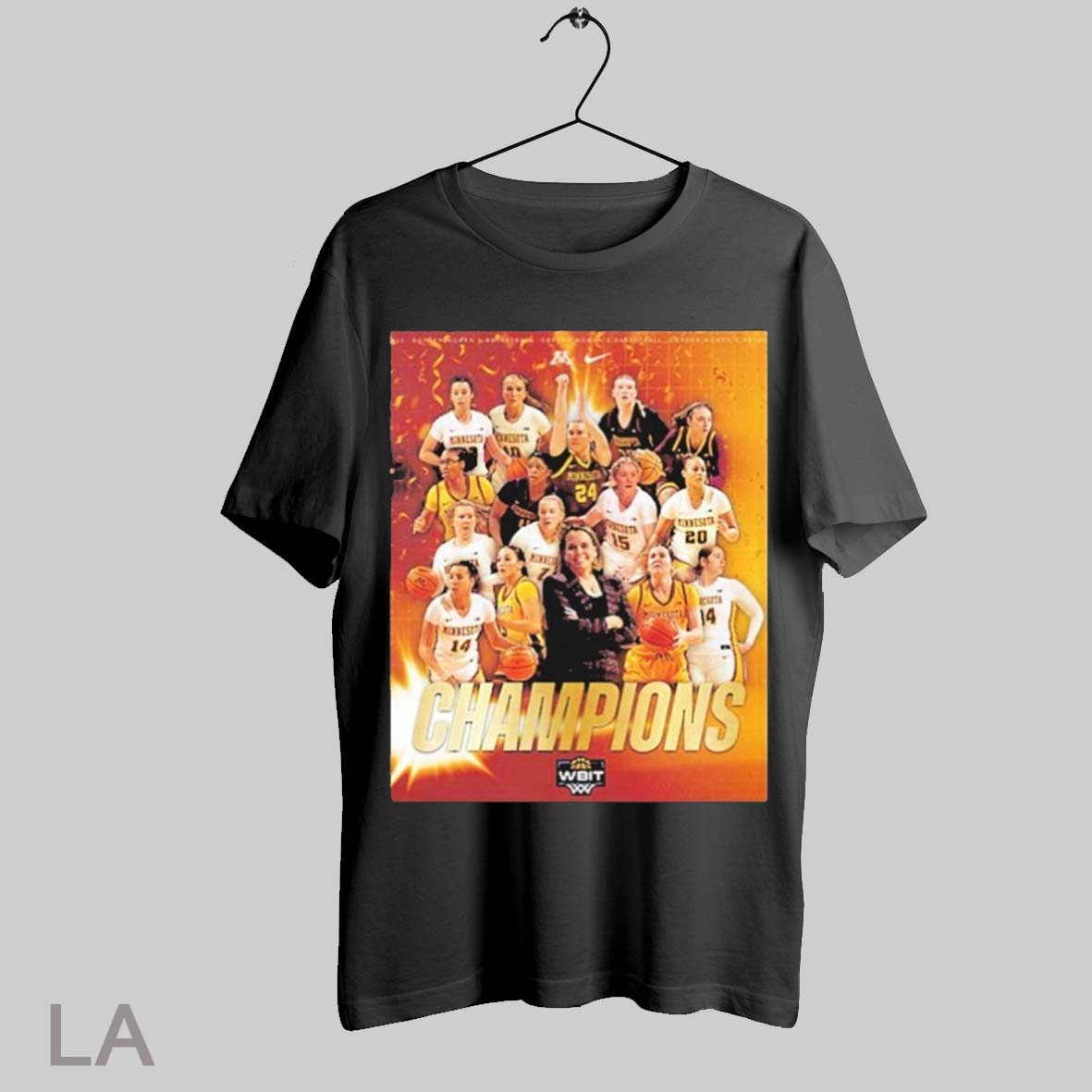 Top Minnesota Golden Gophers Womens Basketball Named To 2025 Wbit Champions T Shirt