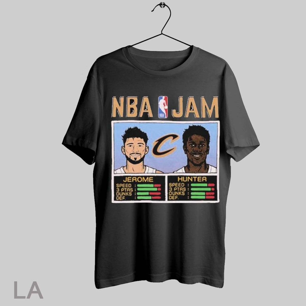 Top Nba Jam Cleveland Cavaliers Ty Jerome And Deandre Hunter T Shirt
