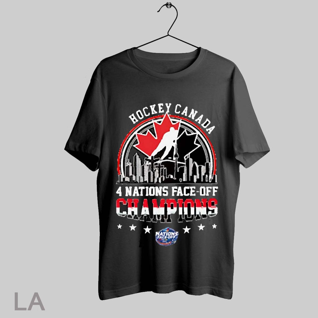 Top Skyline Hockey Canada 4 Nations Face Off Champions 2025 T Shirt