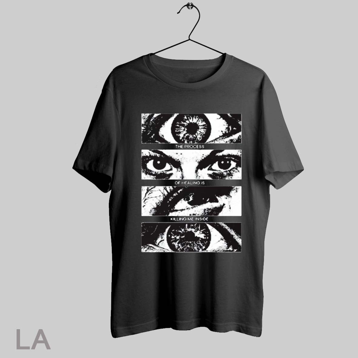 Top The Process Of Healing Is Killing Me Inside Eye Graphic T Shirt