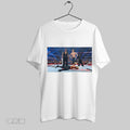 Top The Rock John Cena Standing Above Cody Rhodes 2025 T Shirt