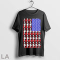 Top Usa Guns And Bullets Flag