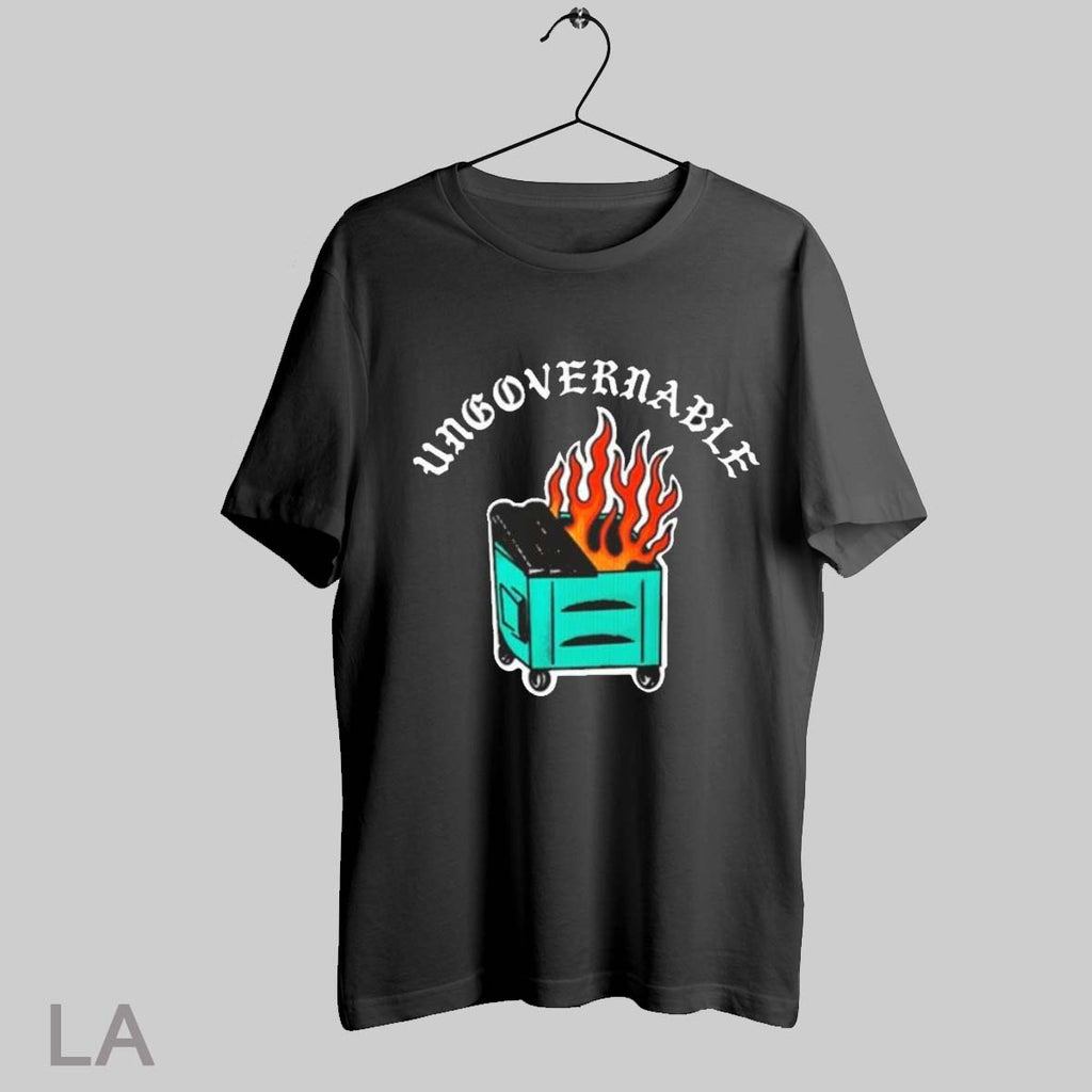 Top Ungovernable Dumpster Fire T Shirt
