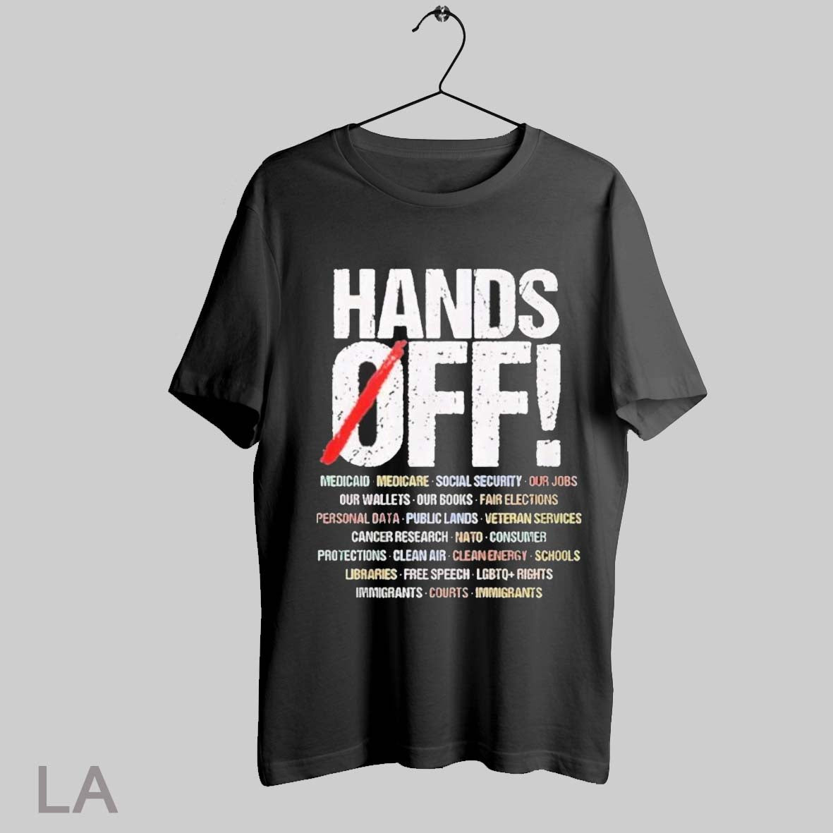 Top Vintage Hands Off Medicaid Medicare Social Security T Shirt