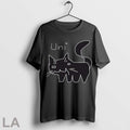 Top Youni Uni Doodle Cat T Shirt