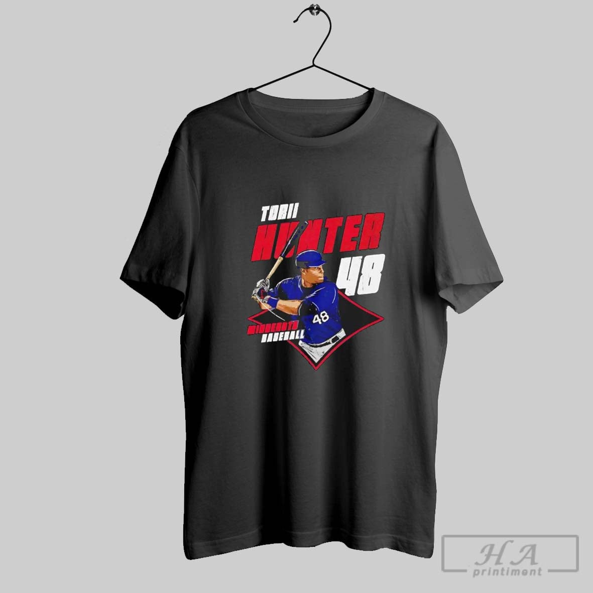 Torii Hunter Swing Minnesota Diamond