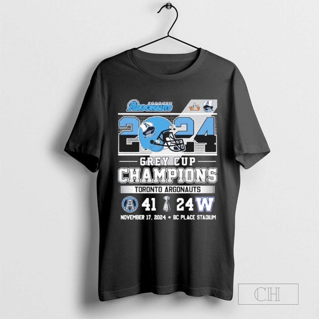 Toronto Argonauts 2024 111th Grey Cup Champions 41 21 Final Score