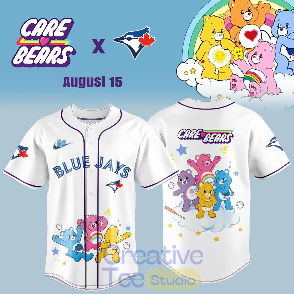 Toronto Blue Jays x Care Bears Day Special Baseball Jersey