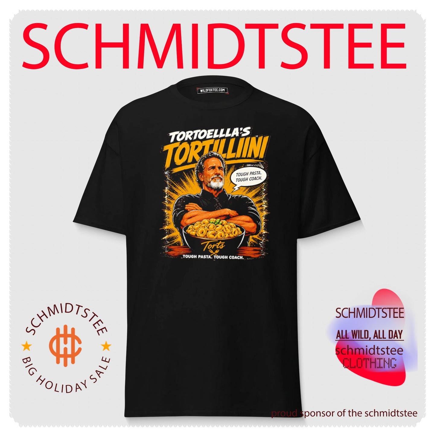 Tortoella’s Tortillini Tough Pasta Tough Coach shirt