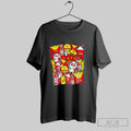 Toxic Burger Menu Characters Fast Food Skull Motif Graphic