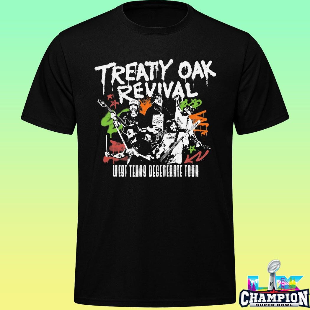 Treaty Oak Revival 2026 Tour April May Shirt