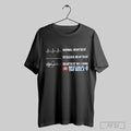 Trending Normal Heartbeat Deceased Heartbeat Heartbeat Watching North Carolina Tar Heels 2025 T Shirt