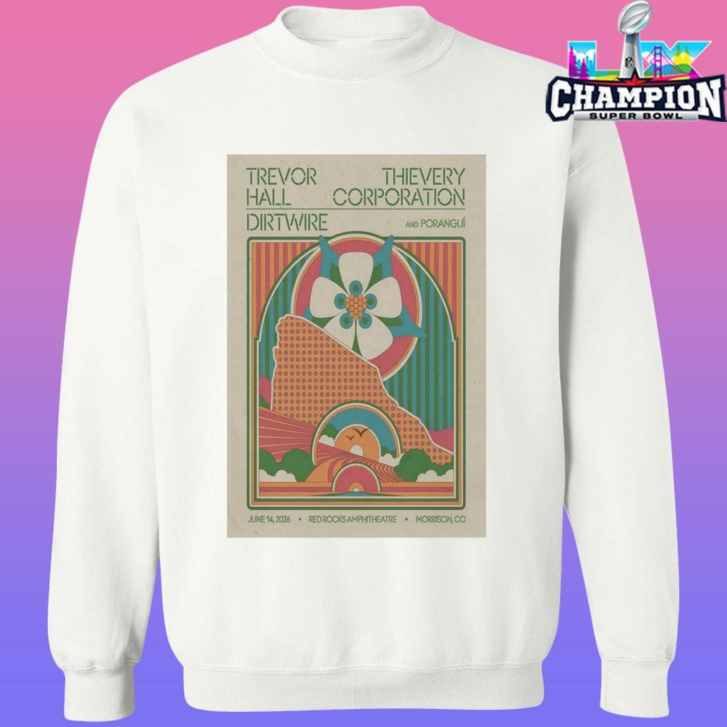 Trevor Hall Thievery Corporation And Dirtwire Jun 14 2026 Red Rocks Shirt