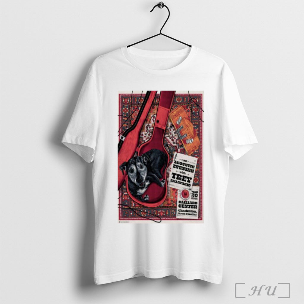 Trey Anastasio Mar 30 2025 Gaillard Center Charleston Sc Concert T Shirt