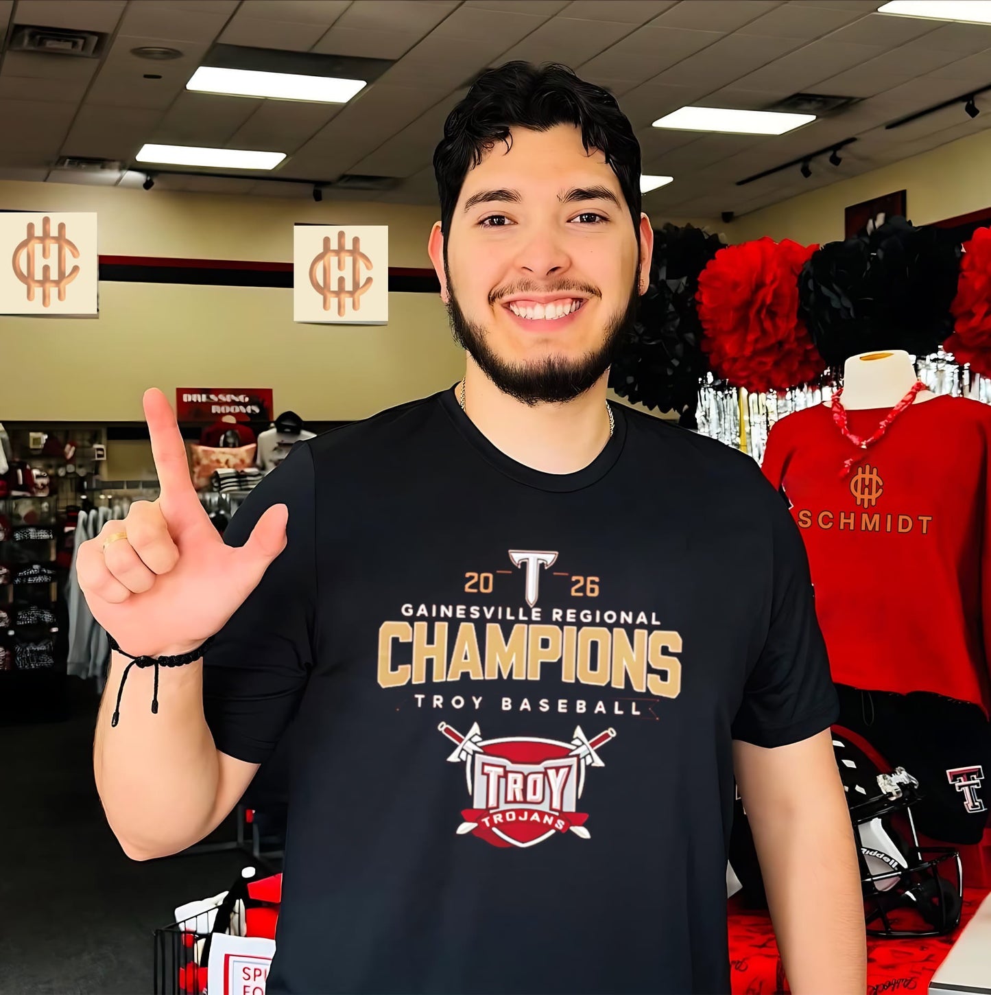 Troy Baseball Gainesville Regional Champions 2026 shirt