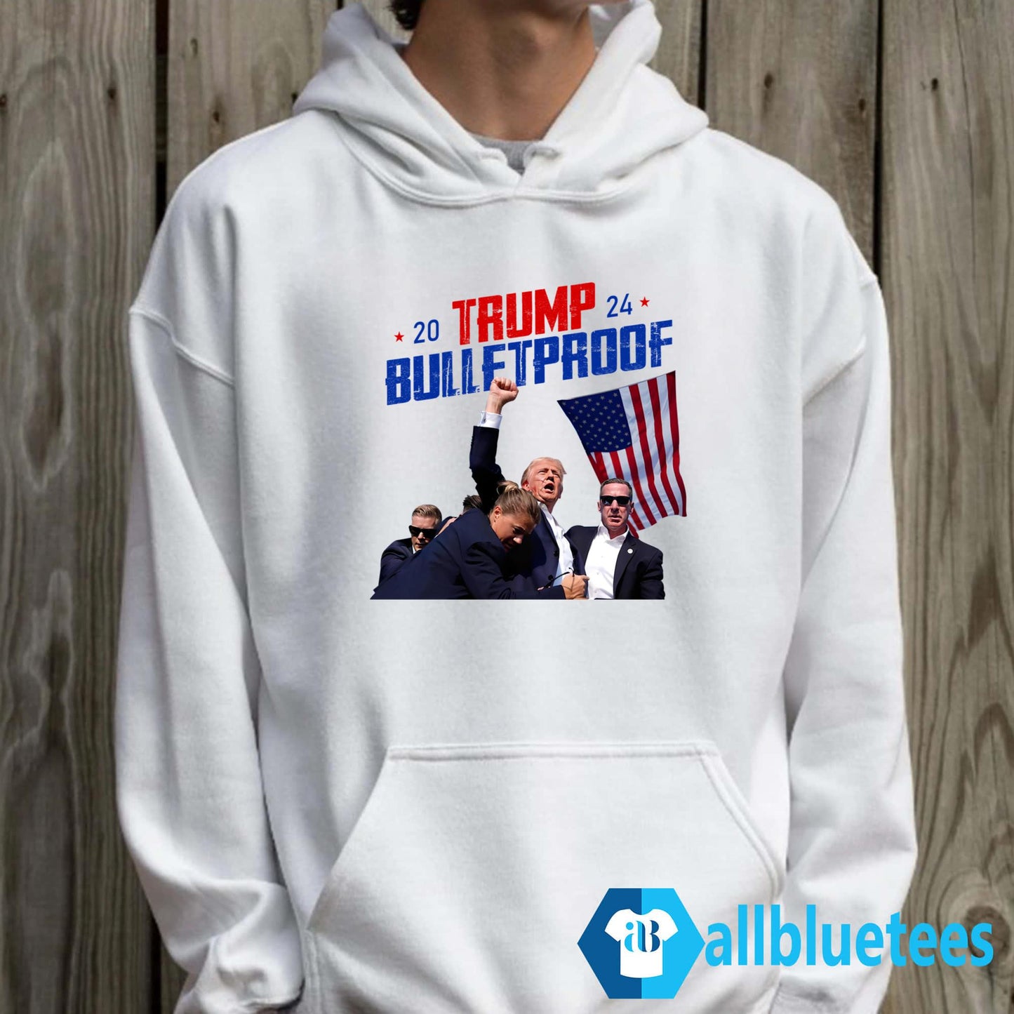 Trump 2024 Bulletproof Shooting Rally Shirt