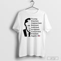 Trump 2024 Word List 45 47 Winning Won Elected Impeached Banned Indicted Arrested Convicted Elected Again America Flag