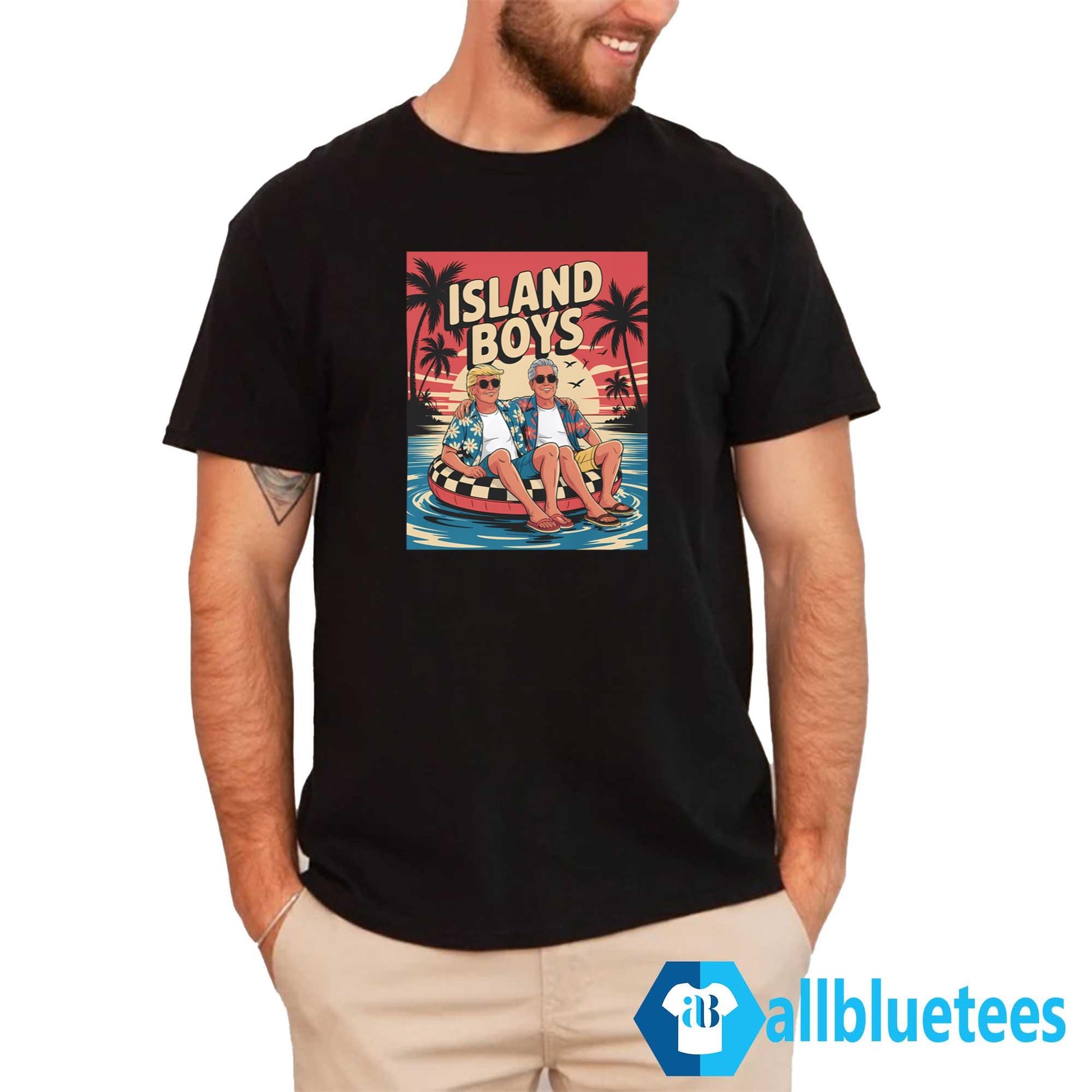 Trump Epstein Island Boys Shirt