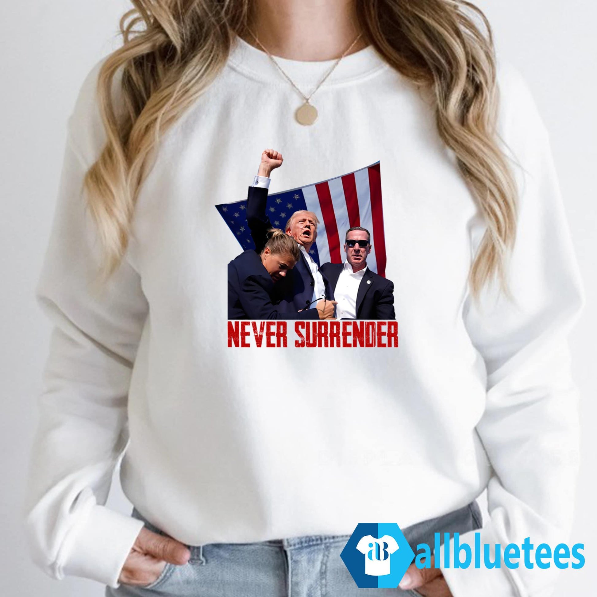 Trump Rally Never Surrender Shirt